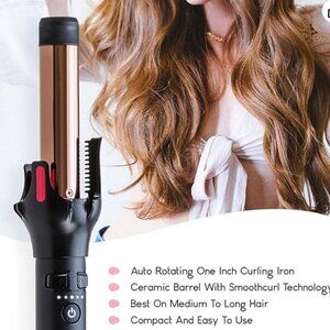 The Farrah Automatic Hair Curling Iron Wand